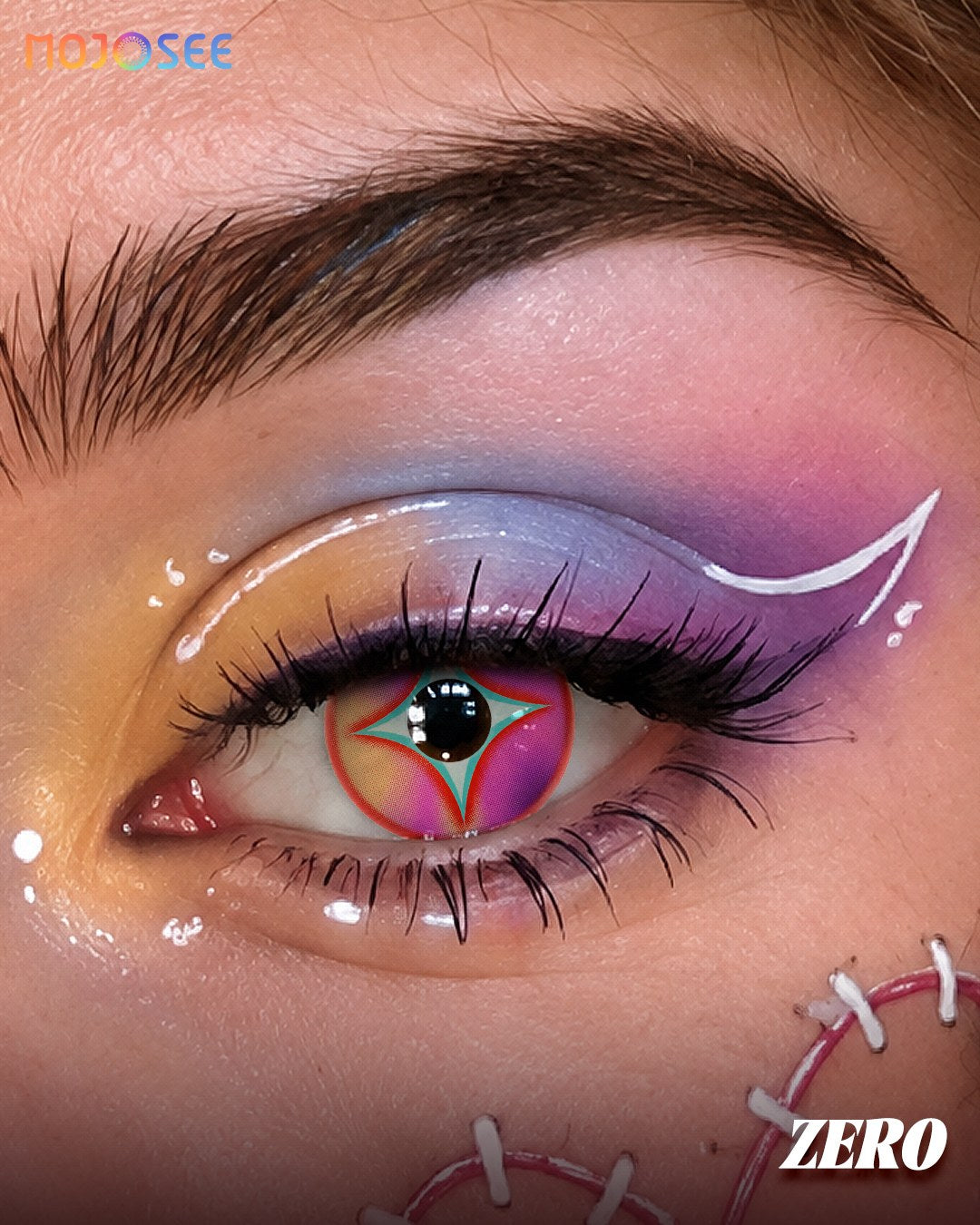 Zero Prescription Cosplay Contact Lenses – Path to Nowhere — look 1