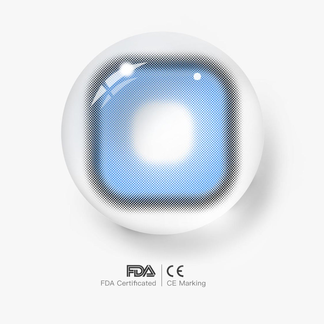 Fantastic Baby Square Blue Sugar Colored Contact Lenses