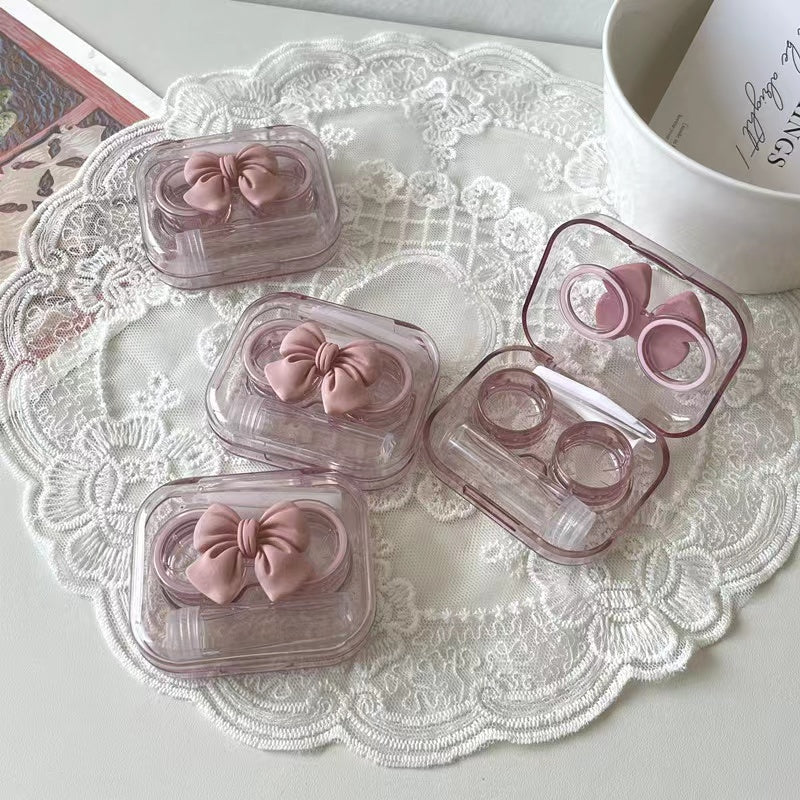 MOJO Pink Bow Tie Lens Case