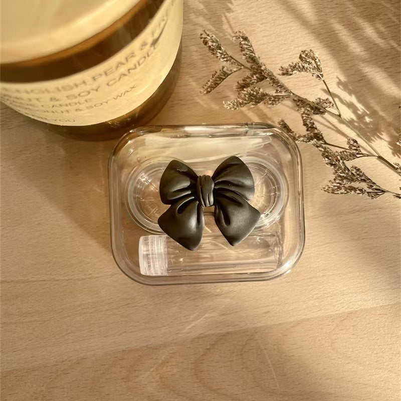 MOJO Black Bow Tie Lens Case