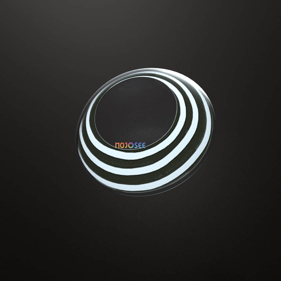Black&White Spiral Colored Contact Lenses for Men