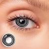 Black&White Spiral Colored Contact Lenses