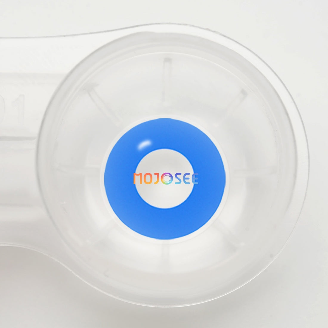 Circle Block Dark Blue Block Colored Contact Lenses