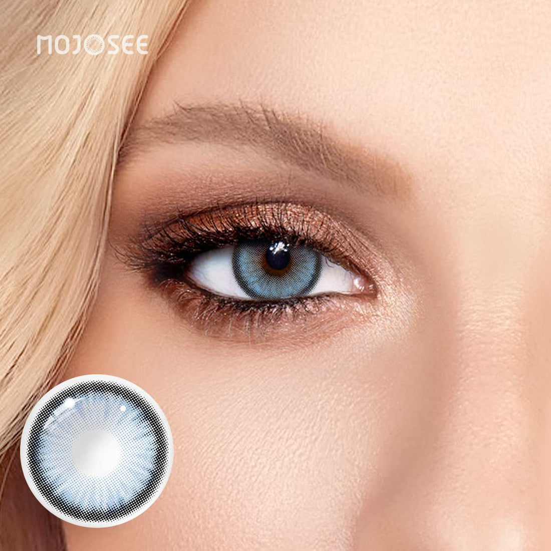 Rain Forest Gray-Blue Colored Contact Lenses