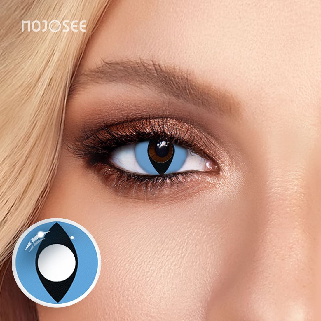 Cat Eyes Blue Colored Contacts Colored Contact Lenses