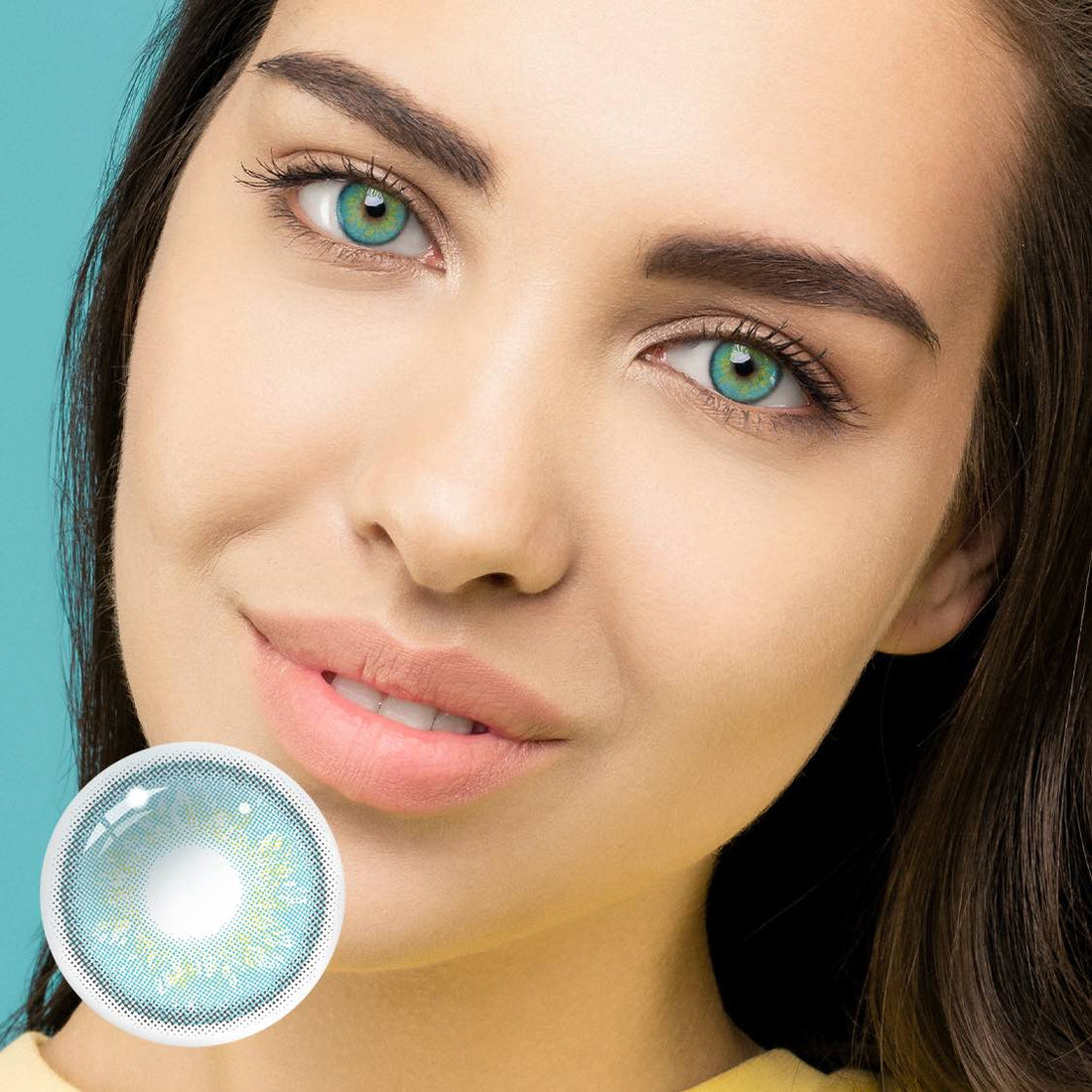 Starry sky Blue Colored Contact Lenses