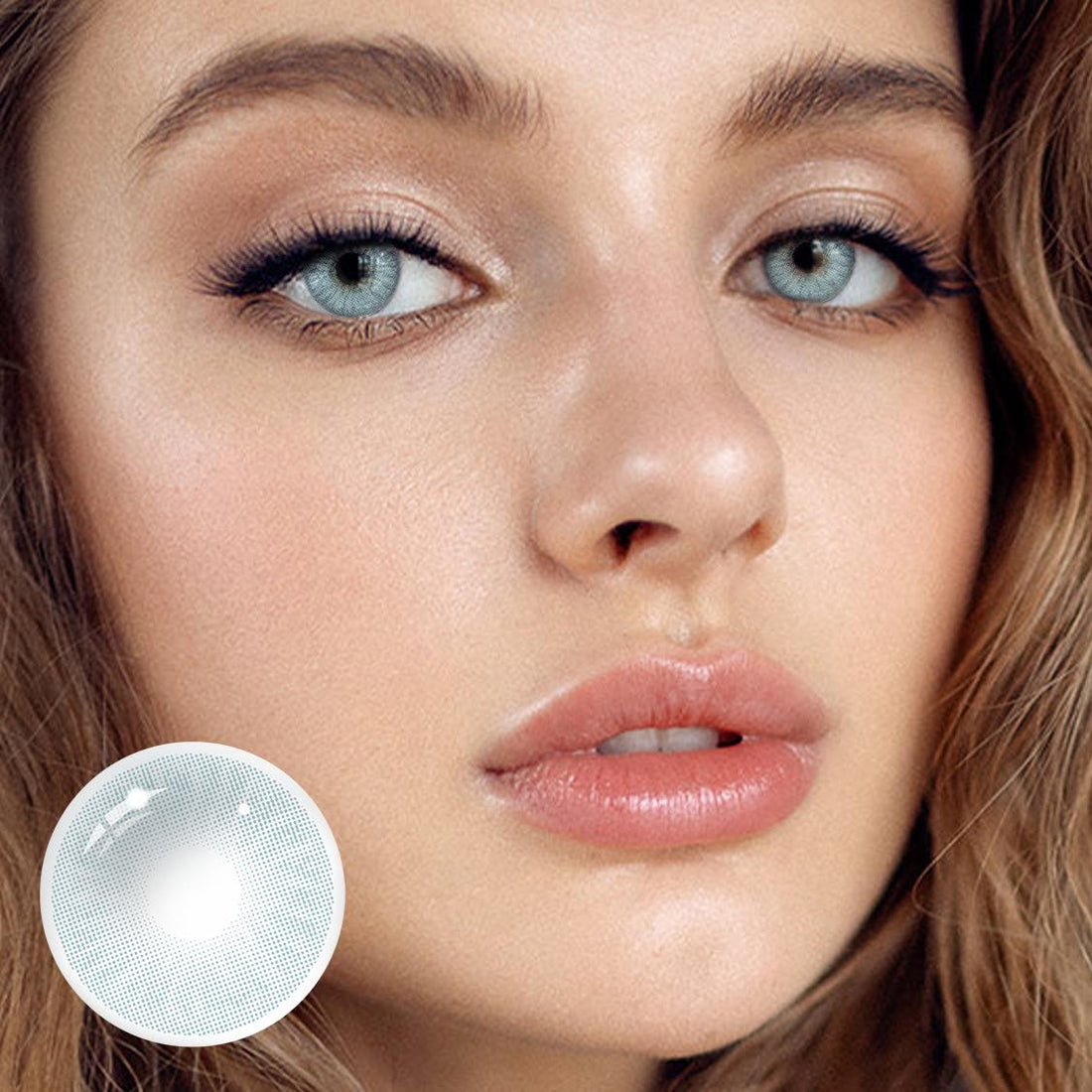 Hidrocor Grafite Blue Colored Contact Lenses