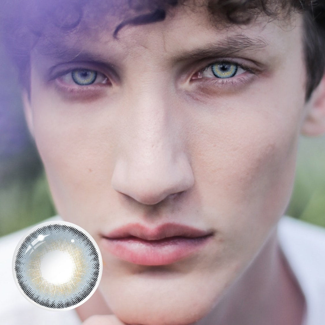 Hokkaido LA GIRL Blue Colored Contact Lenses for Men