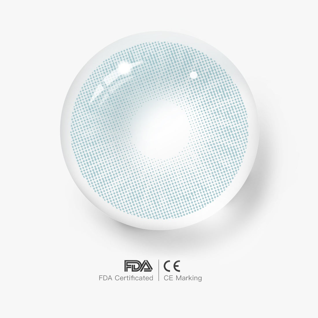 Hidrocor Grafite Blue Colored Contact Lenses