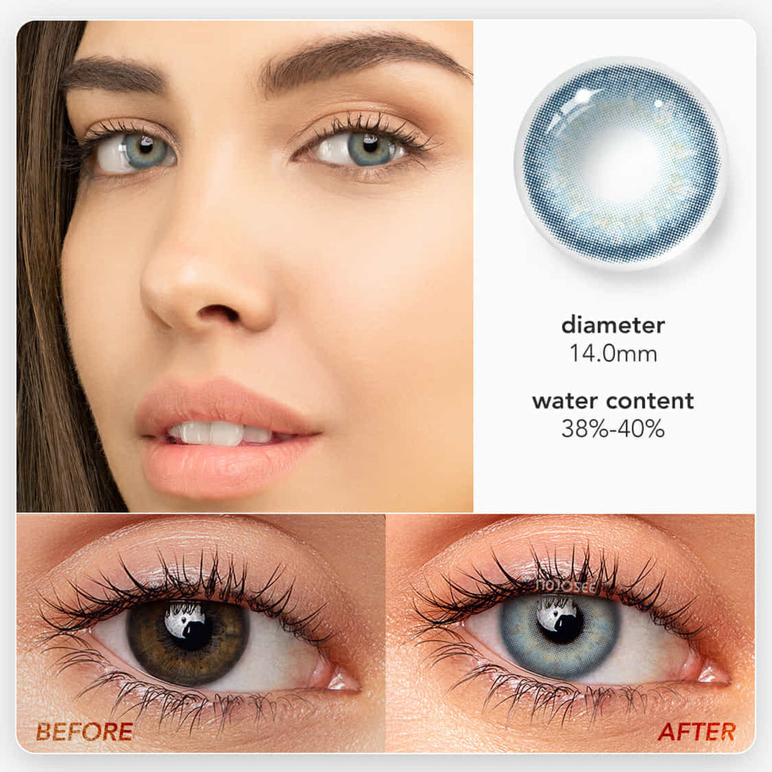 Rich Girl Colored Contact Lenses