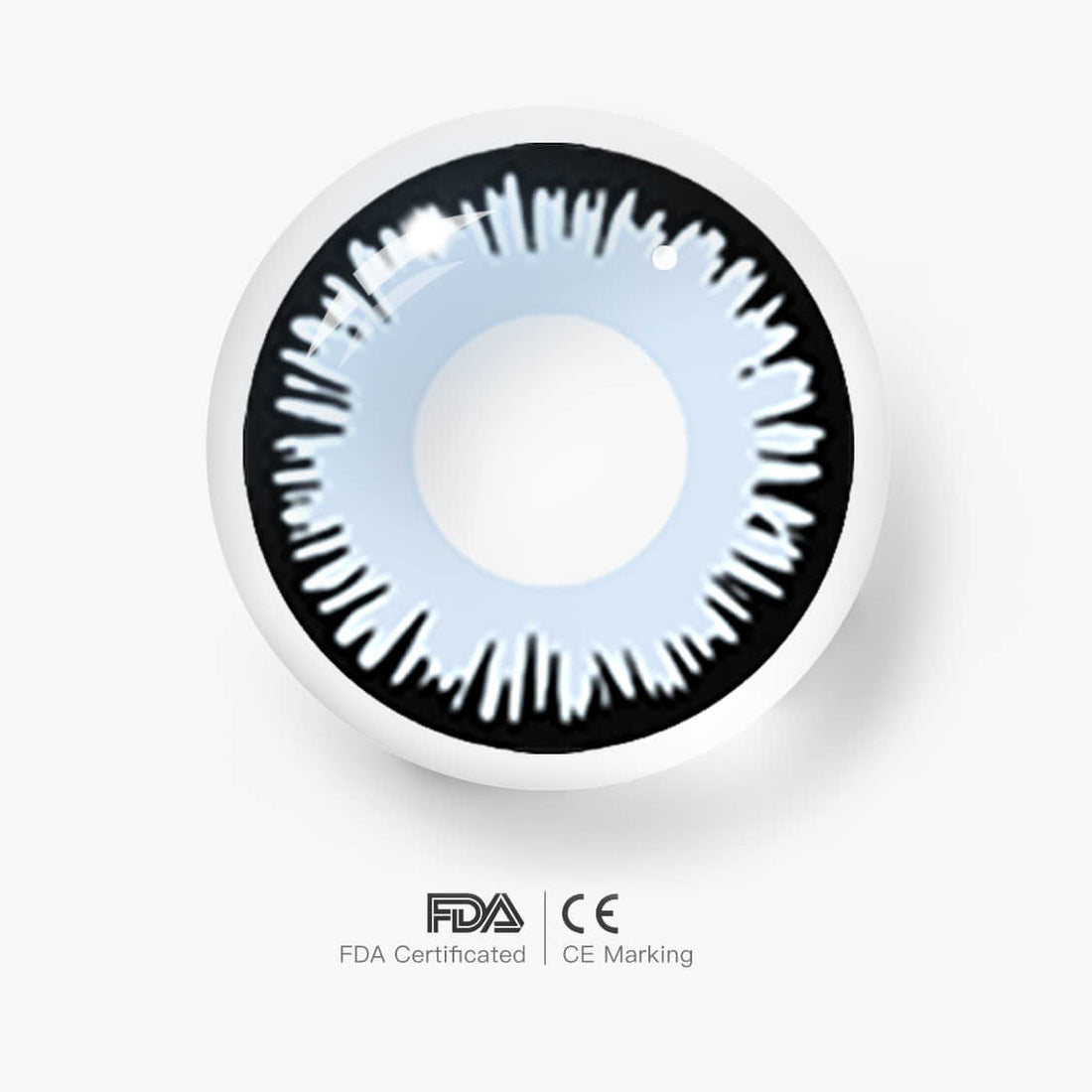 Sun moon Lunar Eclipse Colored Contact Lenses