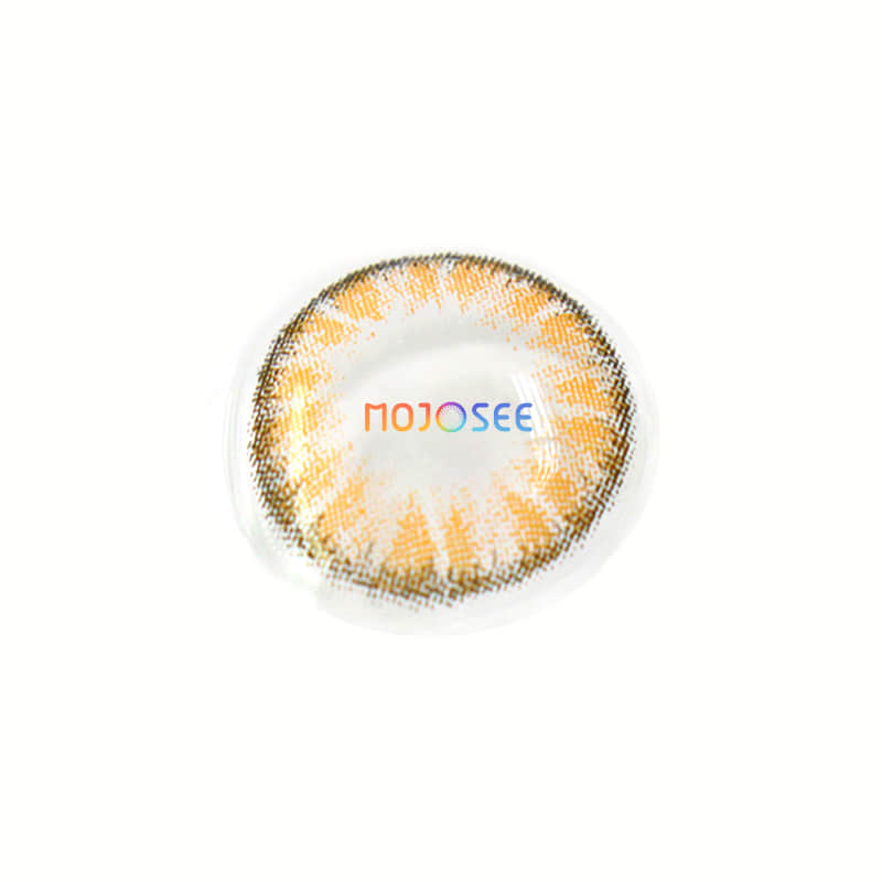 Glass Ball Brown Colored Contact Lenses