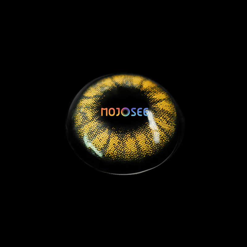 Glass Ball Brown Colored Contact Lenses