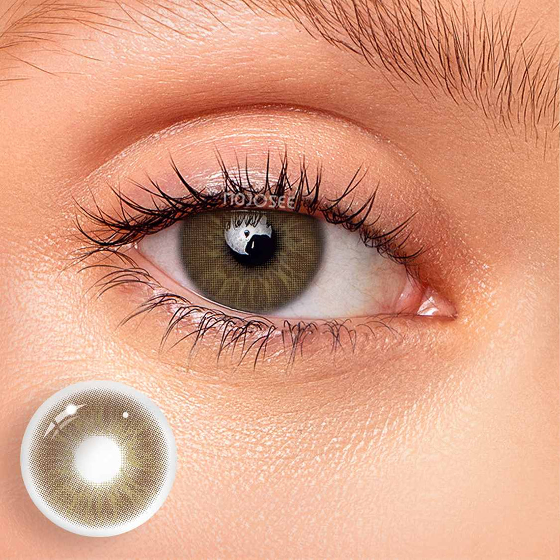 Love Story Pea Colored Contact Lenses