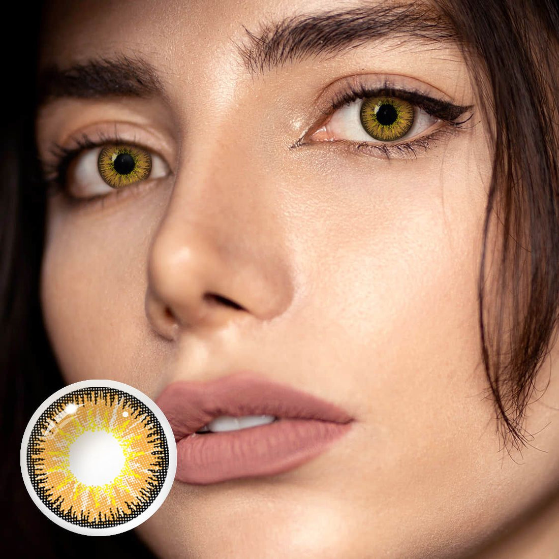 Vika Tricolor Brown Colored Contact Lenses