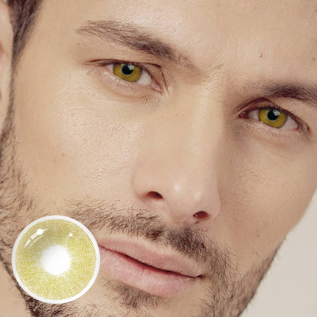 Cloud Brown Colored Contact Lenses for Men