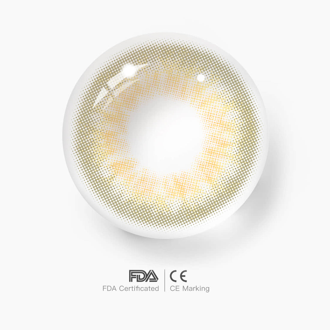 Daily Disposable Dna Taylor Brown Hazel Colored Contact Lenses