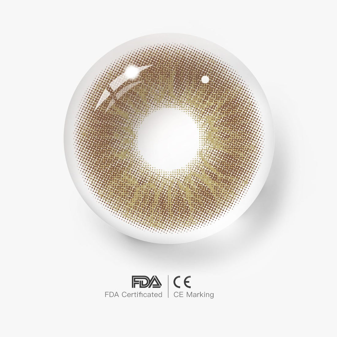 Love Story Pea Colored Contact Lenses