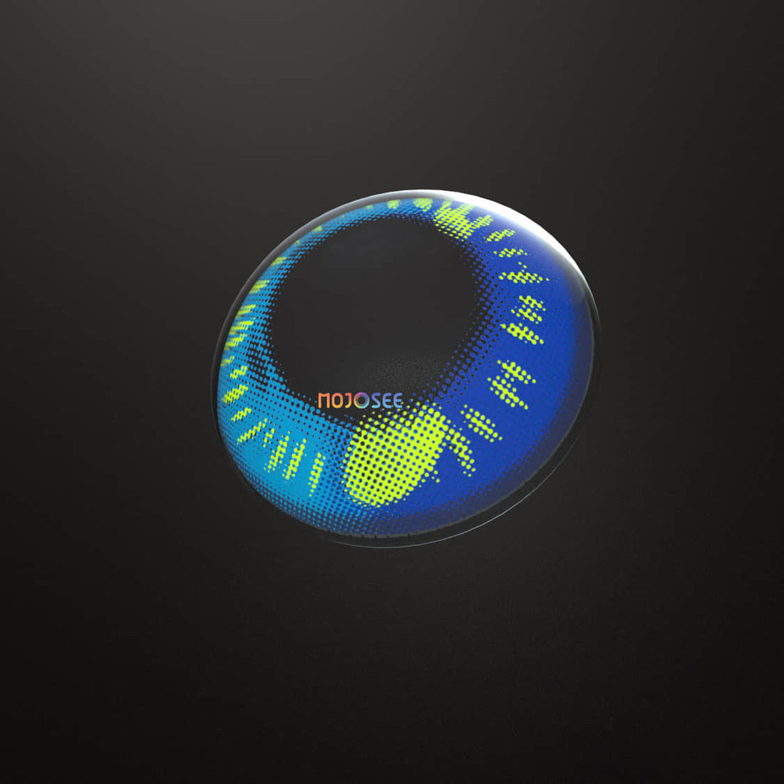 Anime Blue Colored Contact Lenses for Men