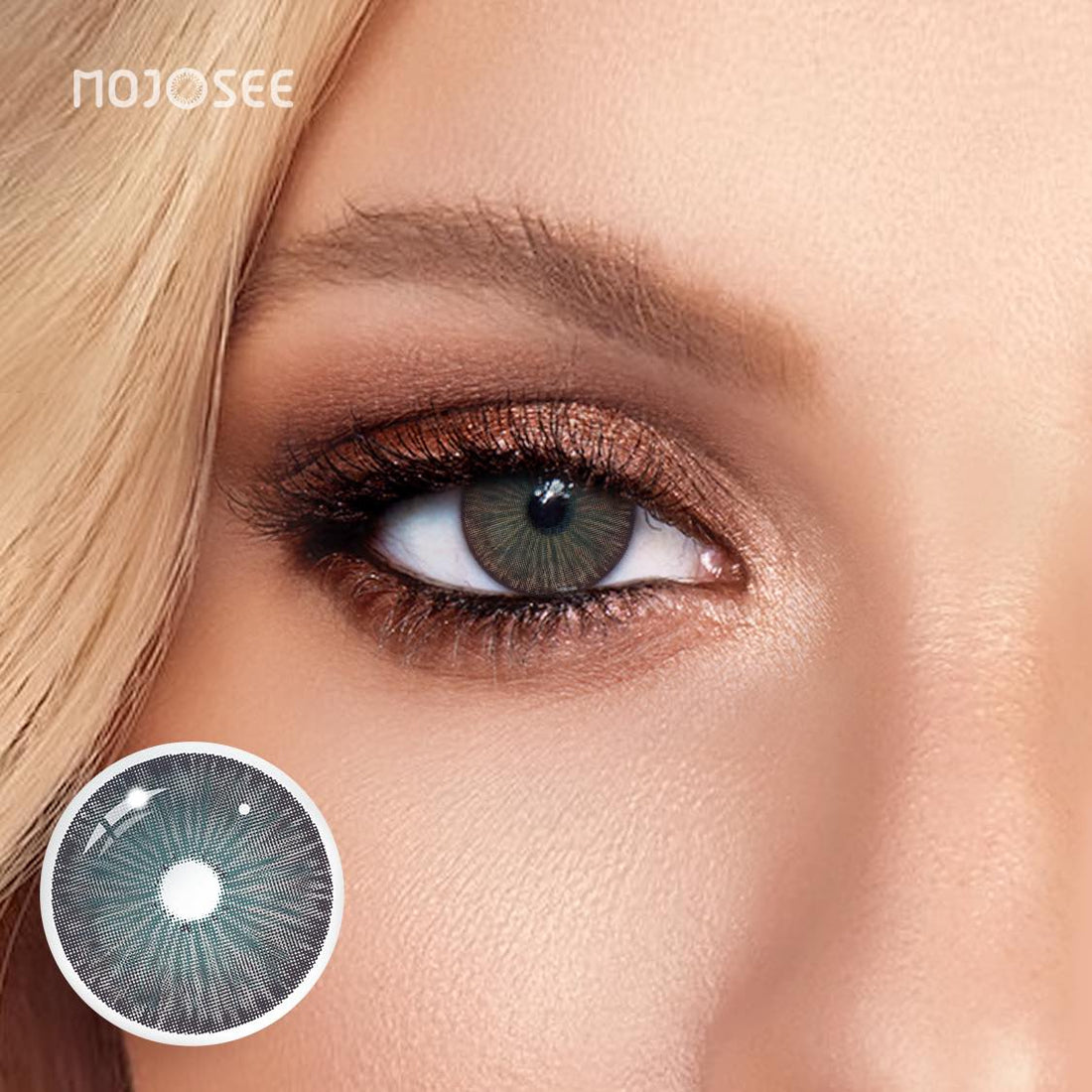 New York N Gray Colored Contact Lenses
