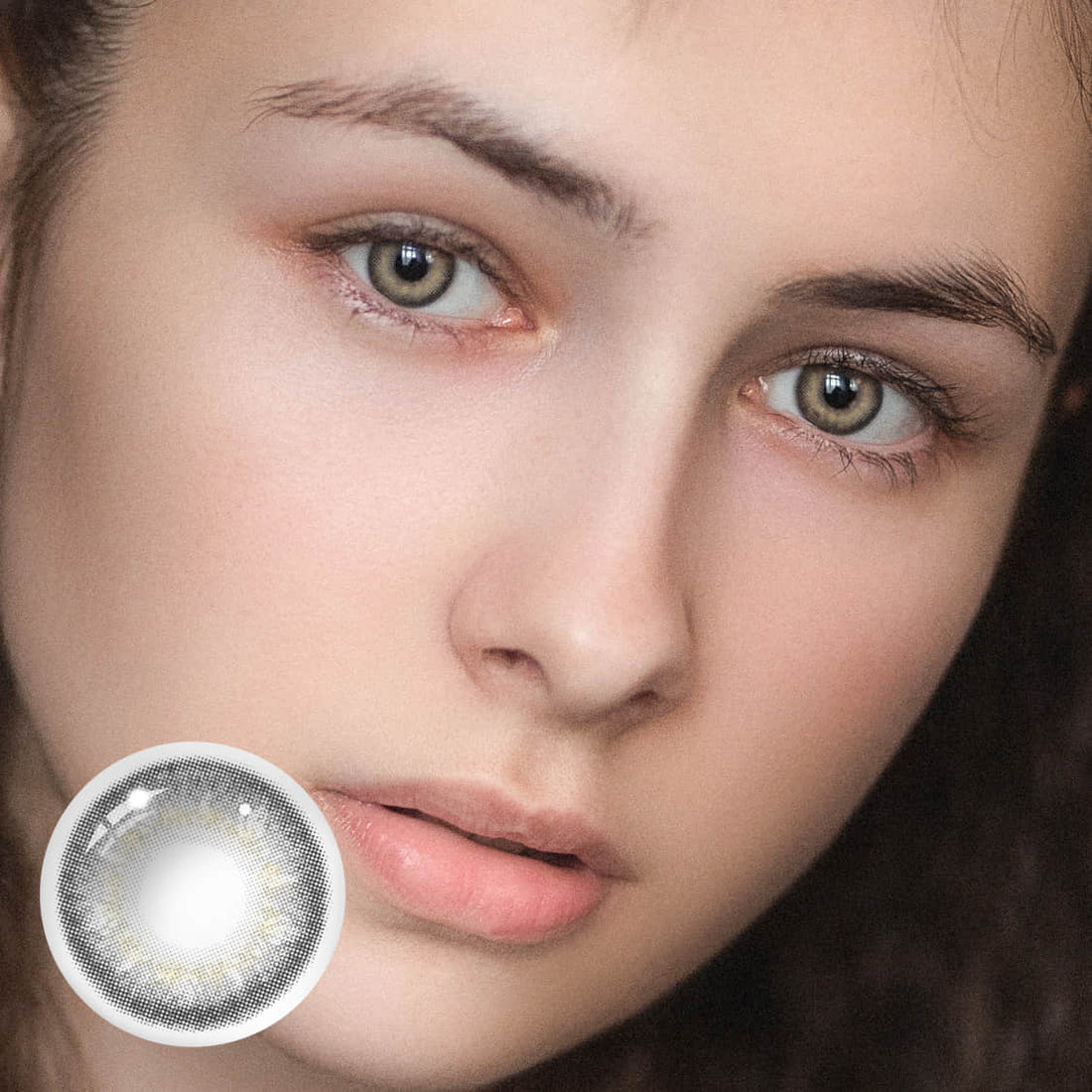 Rich Girl Gray Colored Contact Lenses