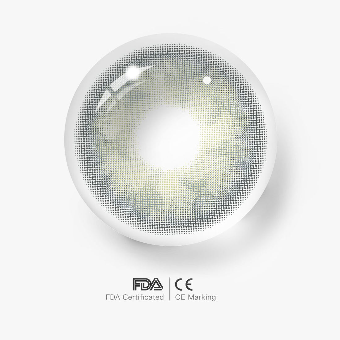 Butterfly Fairy Gray Colored Contact Lenses