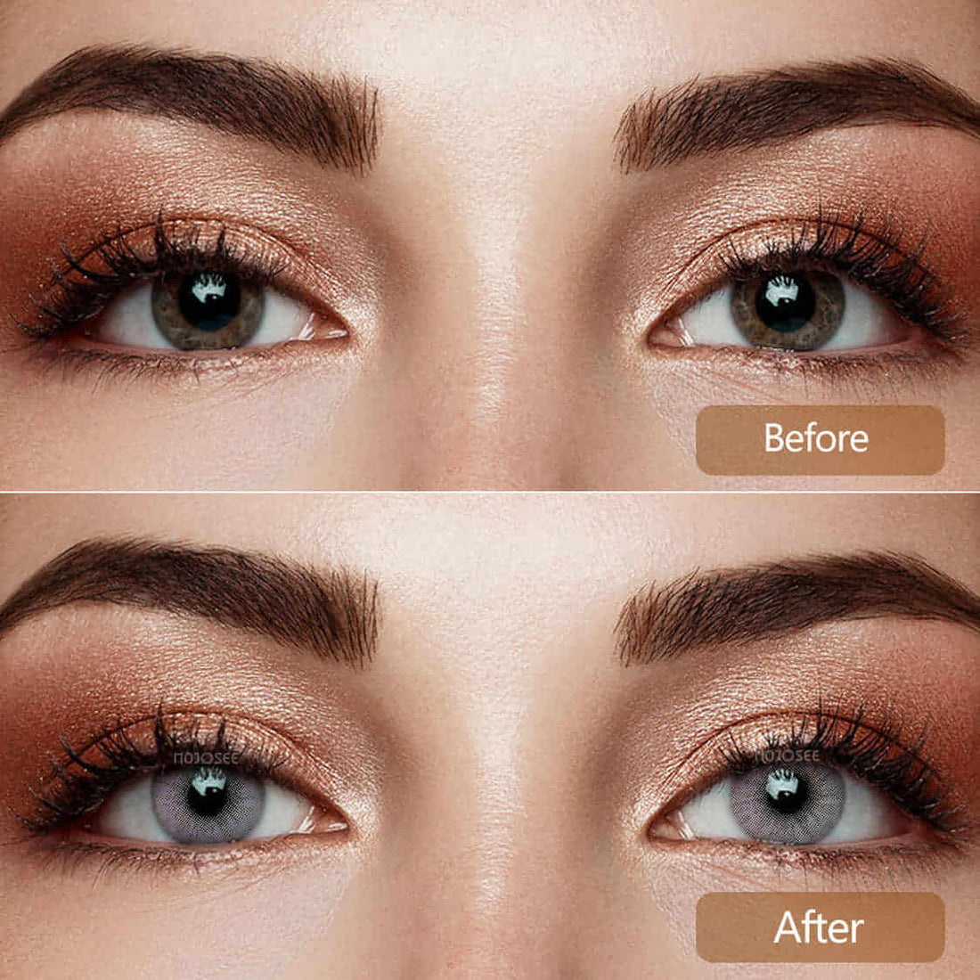 Vision Gray Colored Contact Lenses
