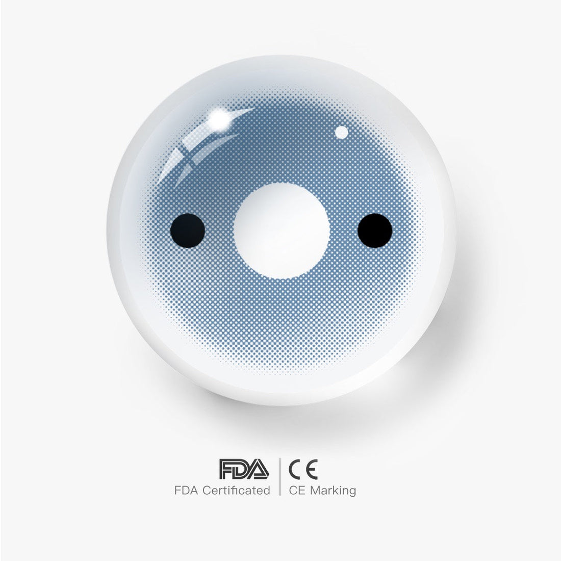 Rui B Gray Colored Contact Lenses for Men