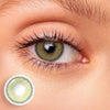 Lentes de contacto de color azul de Sorayama