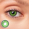 Vika Tricolor Green Colored Contact Lenses