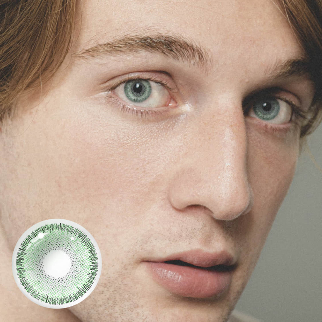 Majic Green Colored Contact Lenses for Men