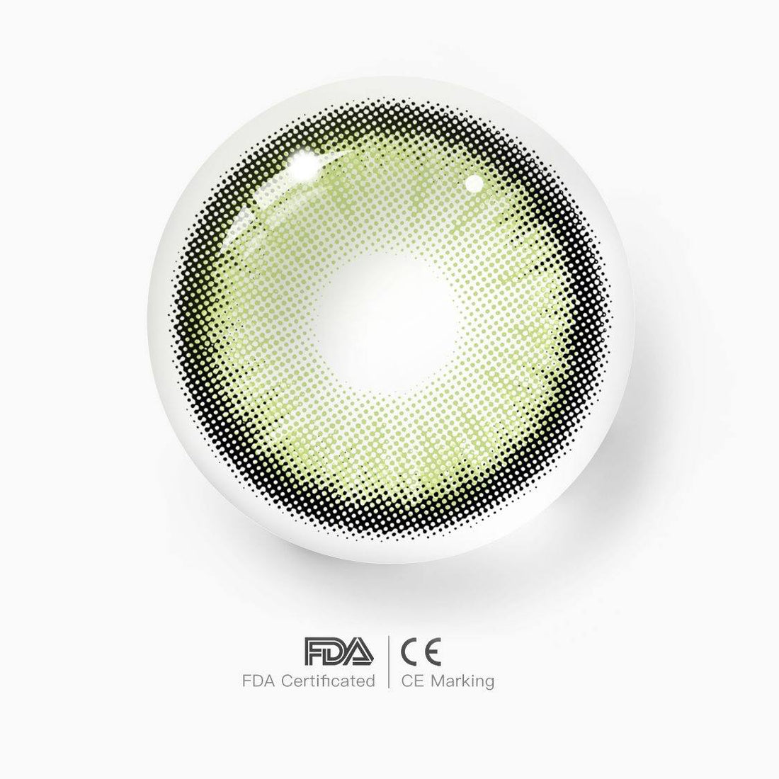 Dawn Green Colored Contact Lenses