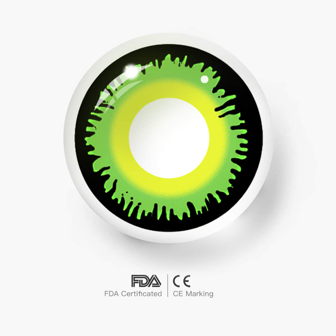 Green Werewolf Colored Contact Lenses