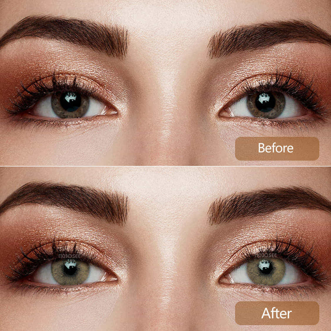 Polar Lights Brown Colored Contact Lenses