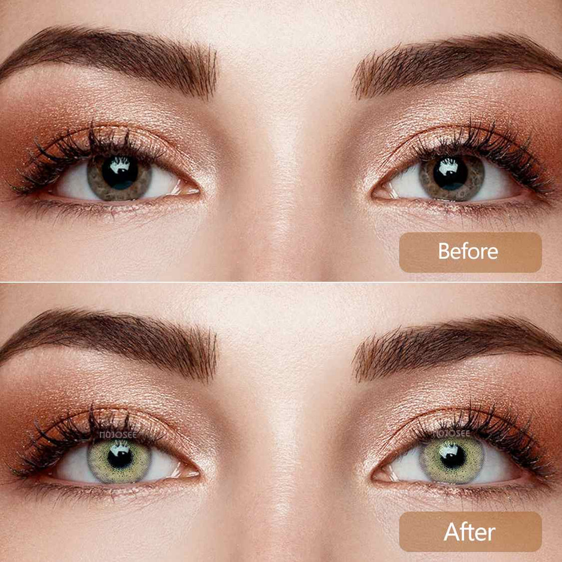 Ocean Cyan Gray Colored Contact Lenses