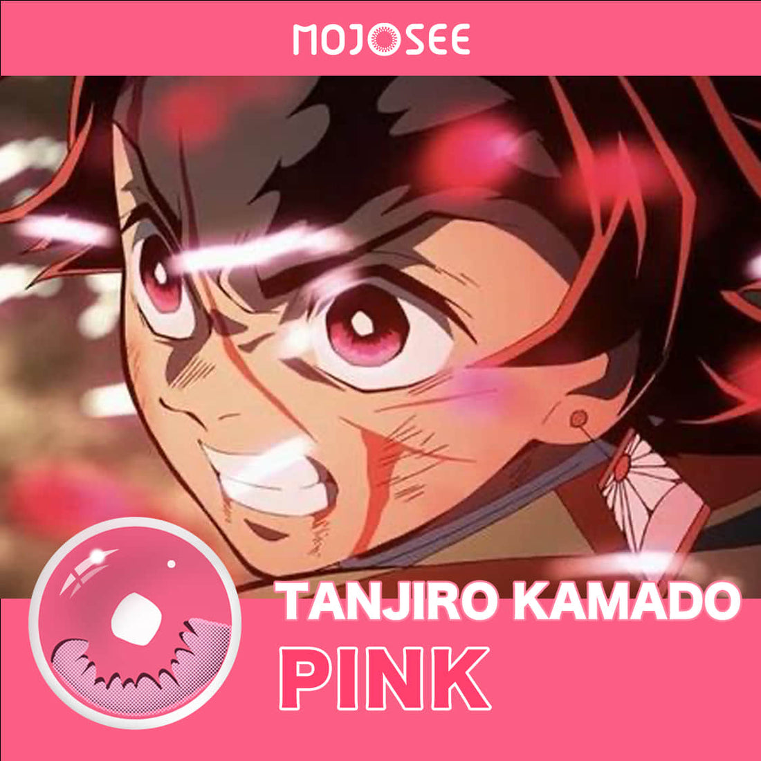 Tanjiro Kamado Cosplay Contact Lenses – Demon Slayer