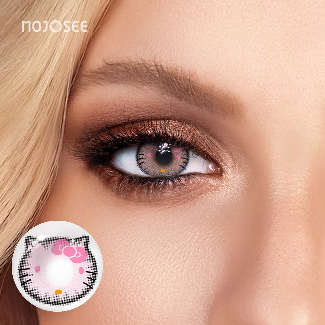 Fantastic Baby Kitty Pink Colored Contact Lenses