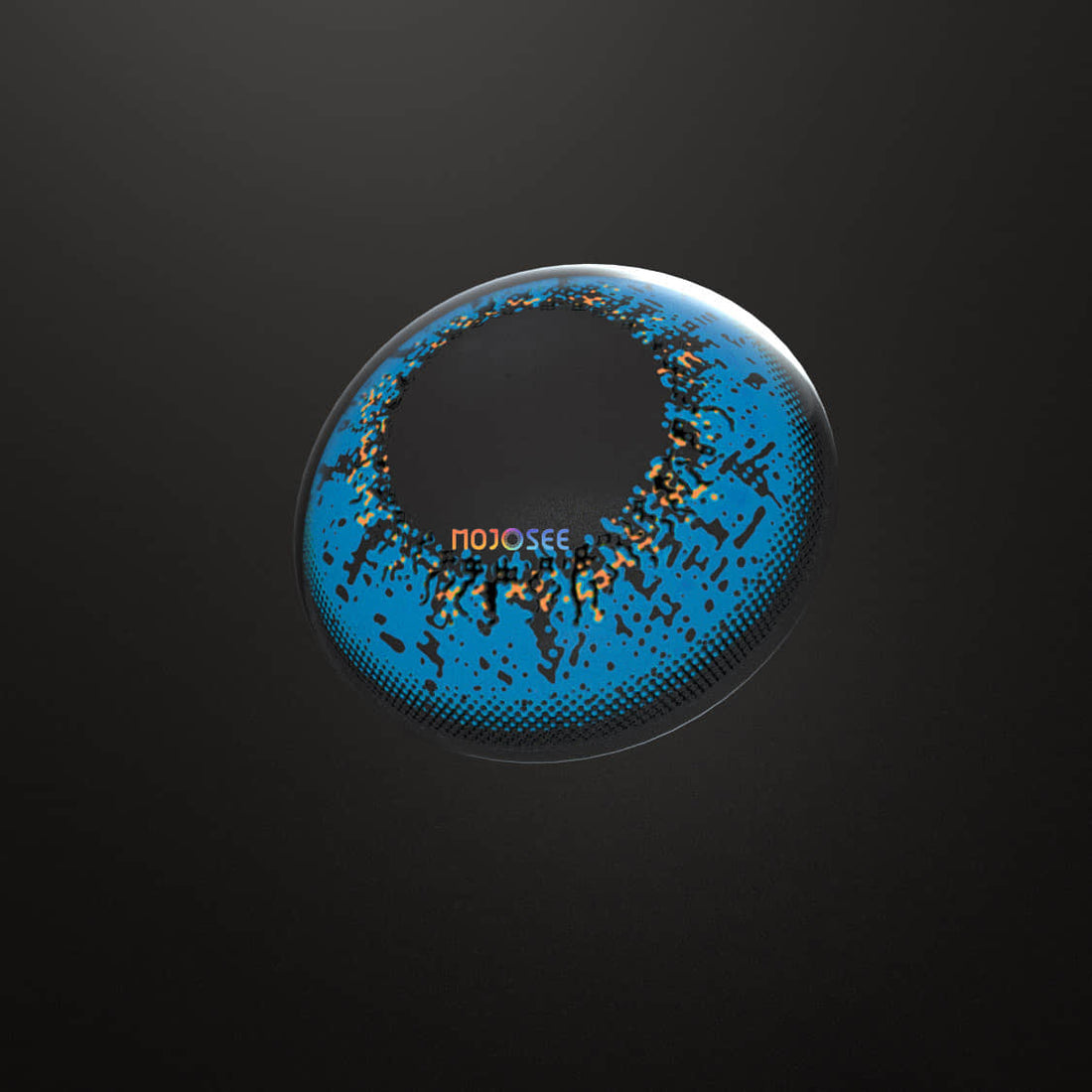 Love Words blue Colored Contact Lenses