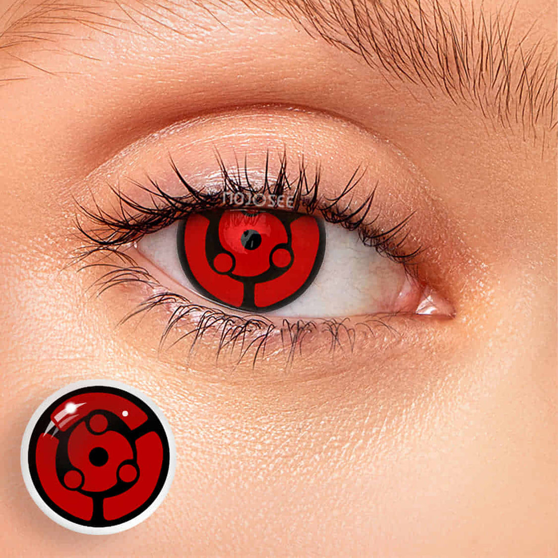 Sharingan Tomoe Ring Cosplay Contact Lenses – Naruto