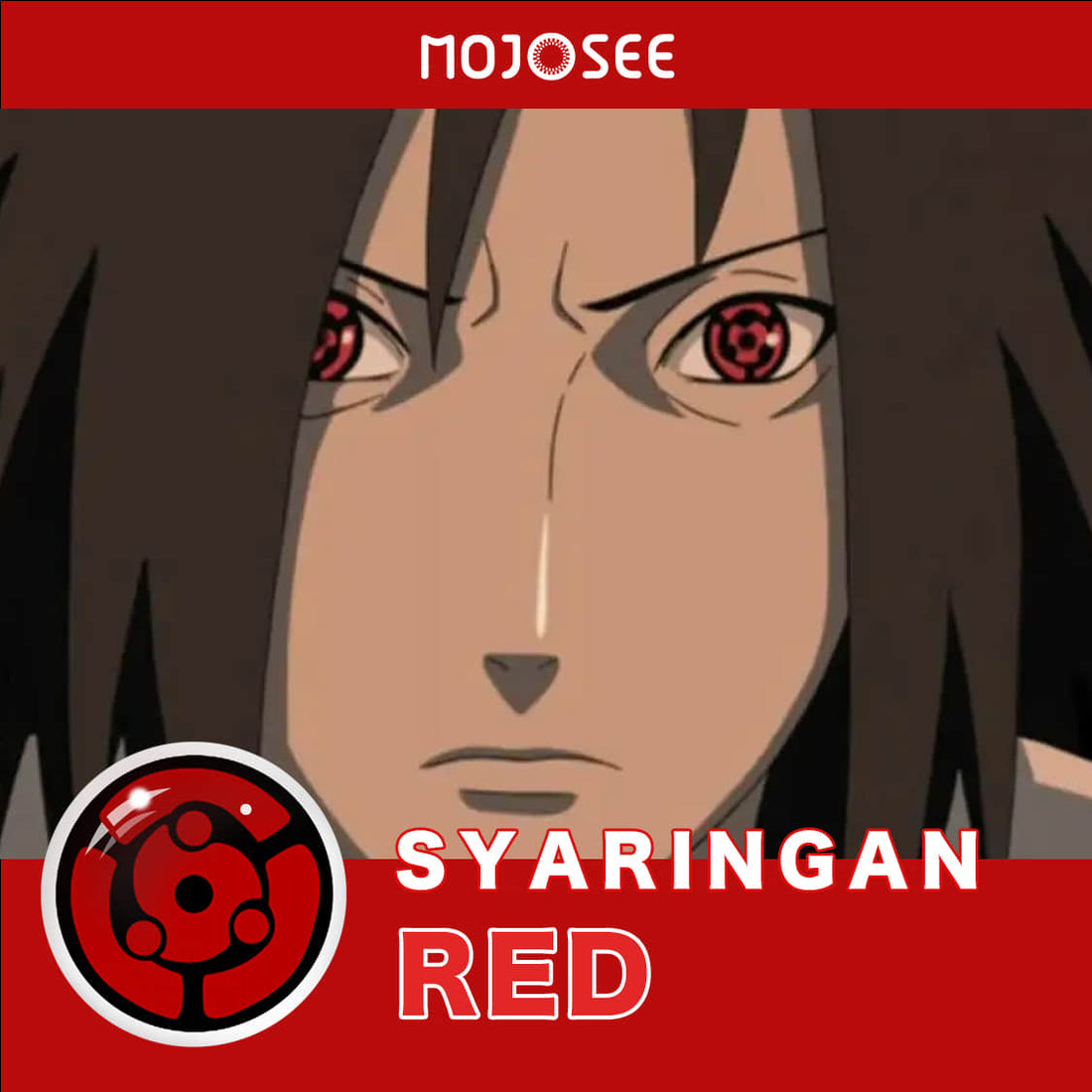 Sharingan Tomoe Ring Cosplay Contact Lenses – Naruto