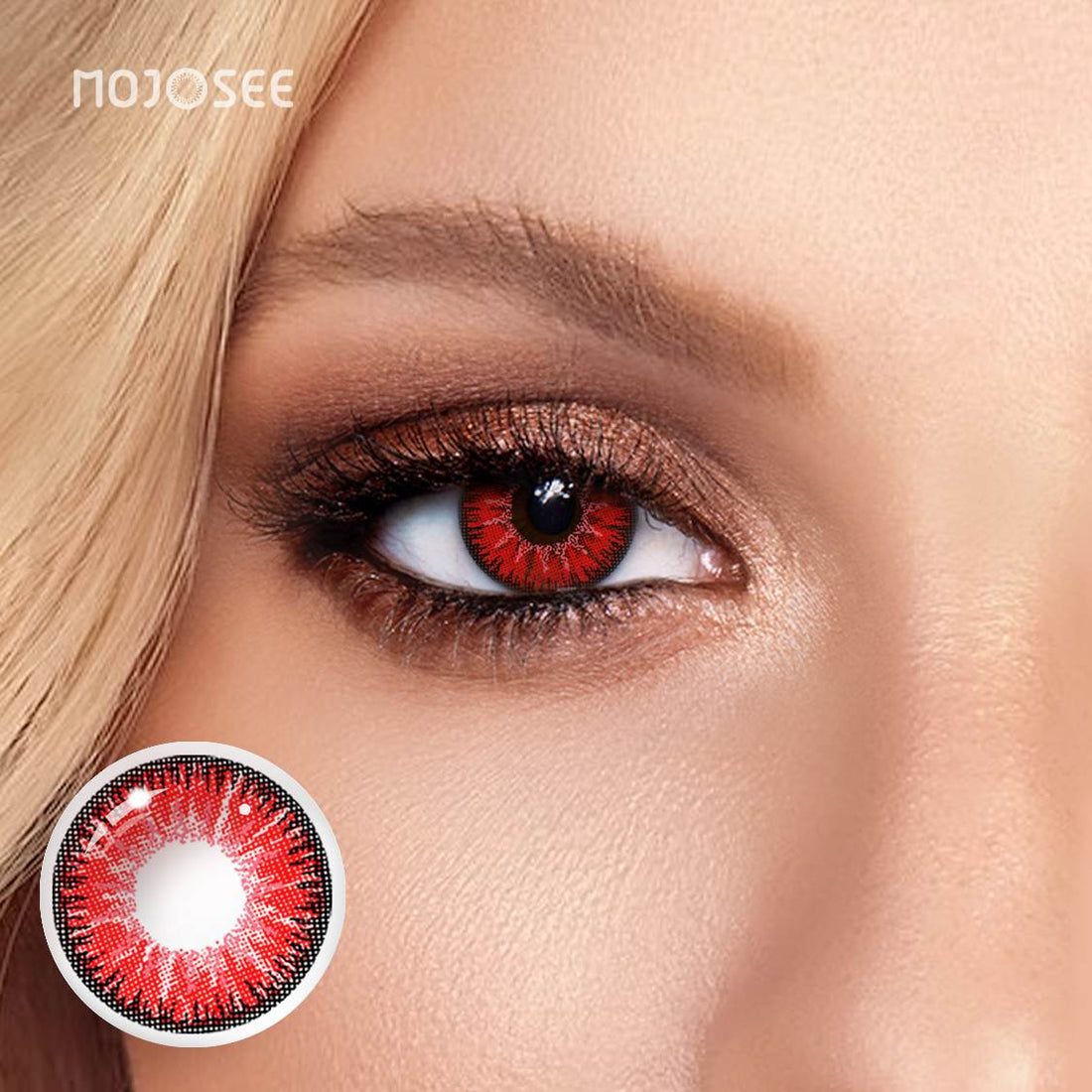 Genshin Tricolor Red Colored Contact Lenses