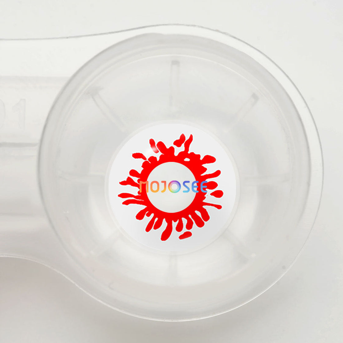 Trauma Red Colored Contact Lenses for Men