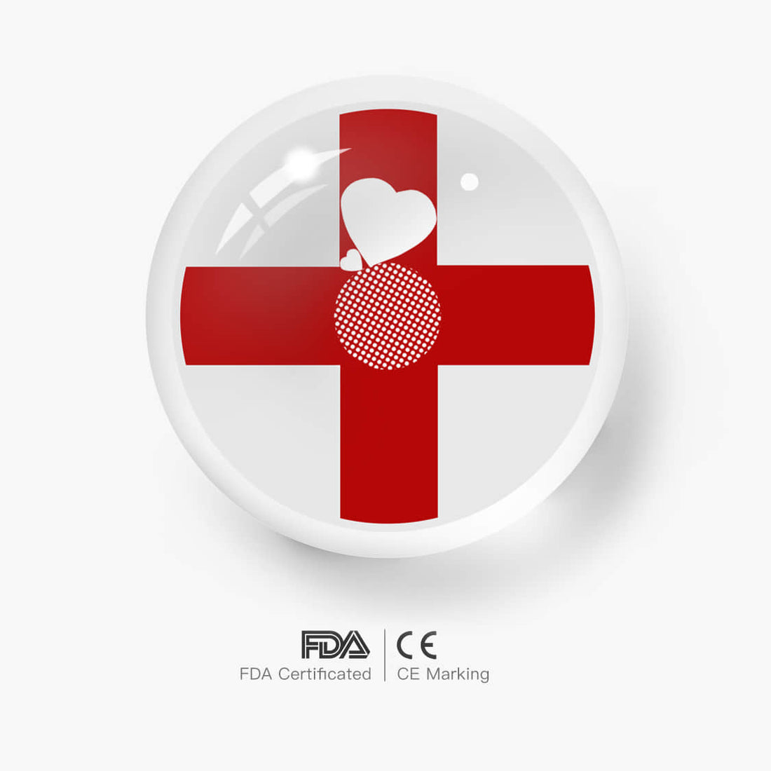Red Cross Colored Contact Lenses for Men