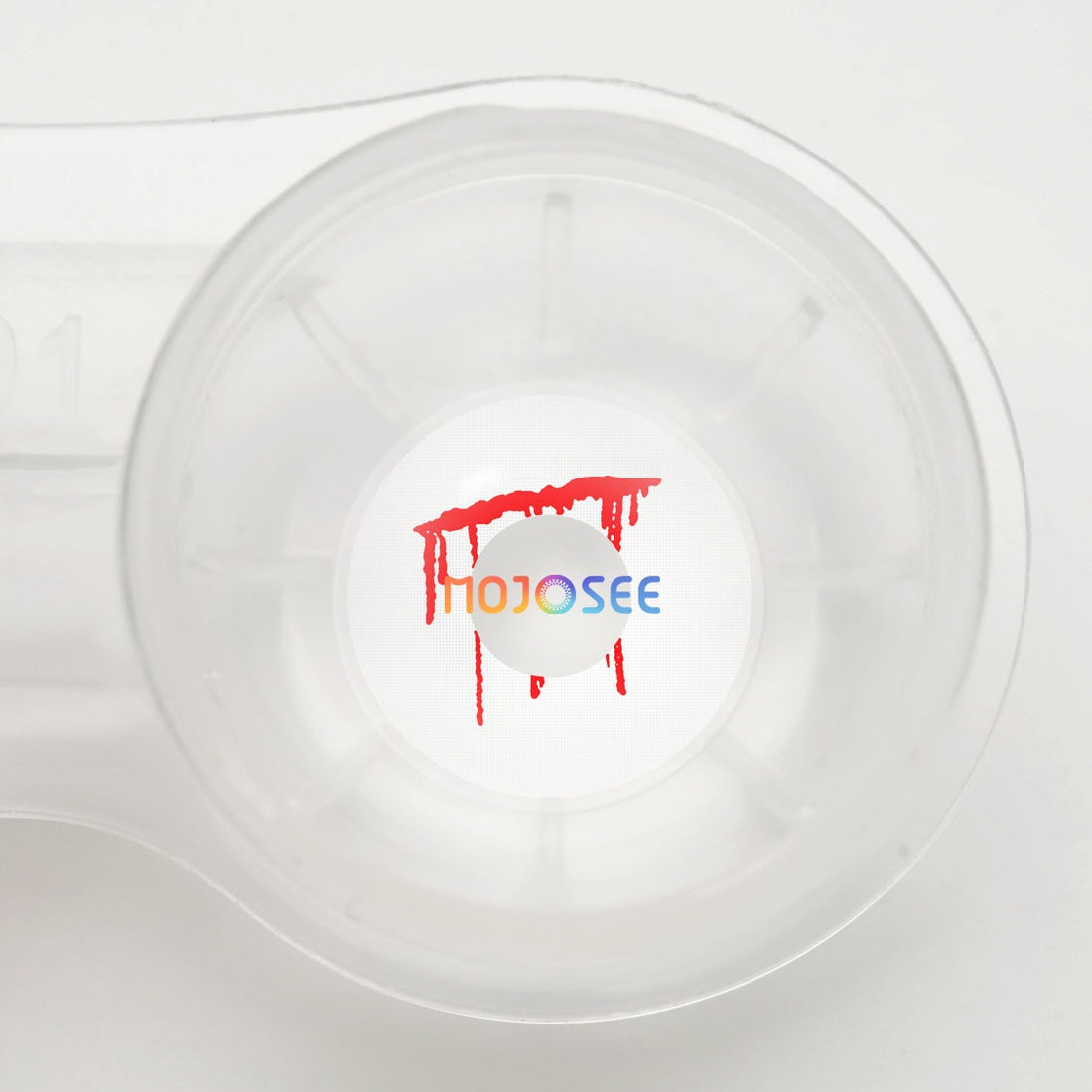 Trauma White Slit Colored Contact Lenses for Men