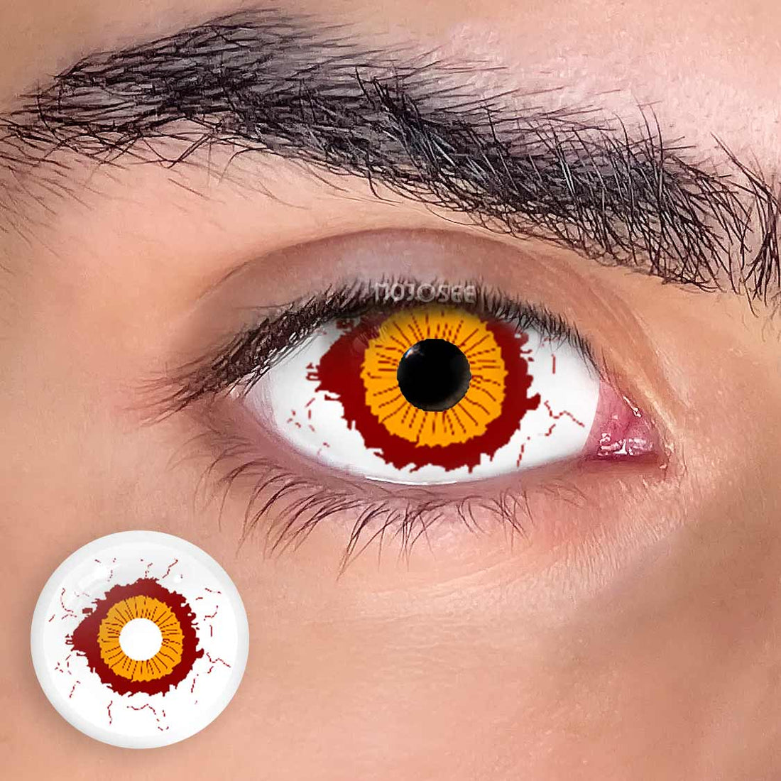 Zombie Colored Contact Lenses for Men