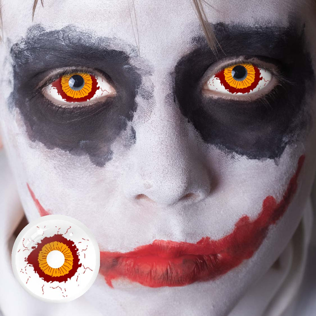 Zombie Colored Contact Lenses for Men