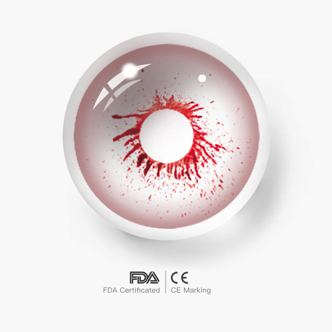 Blood burst Colored Contact Lenses