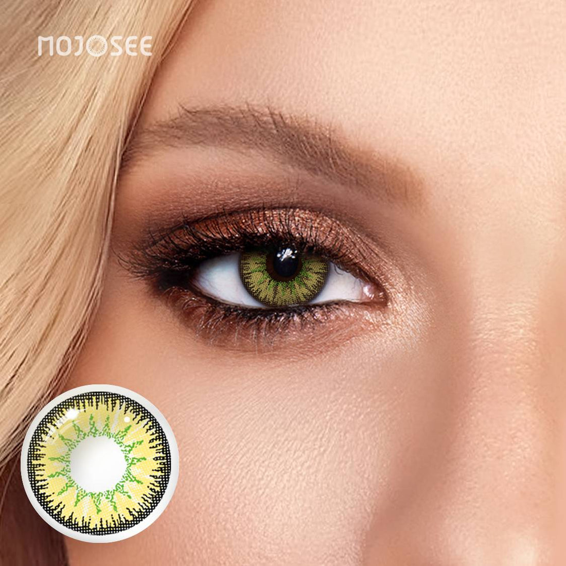 Vika Tricolor Yellow Colored Contact Lenses