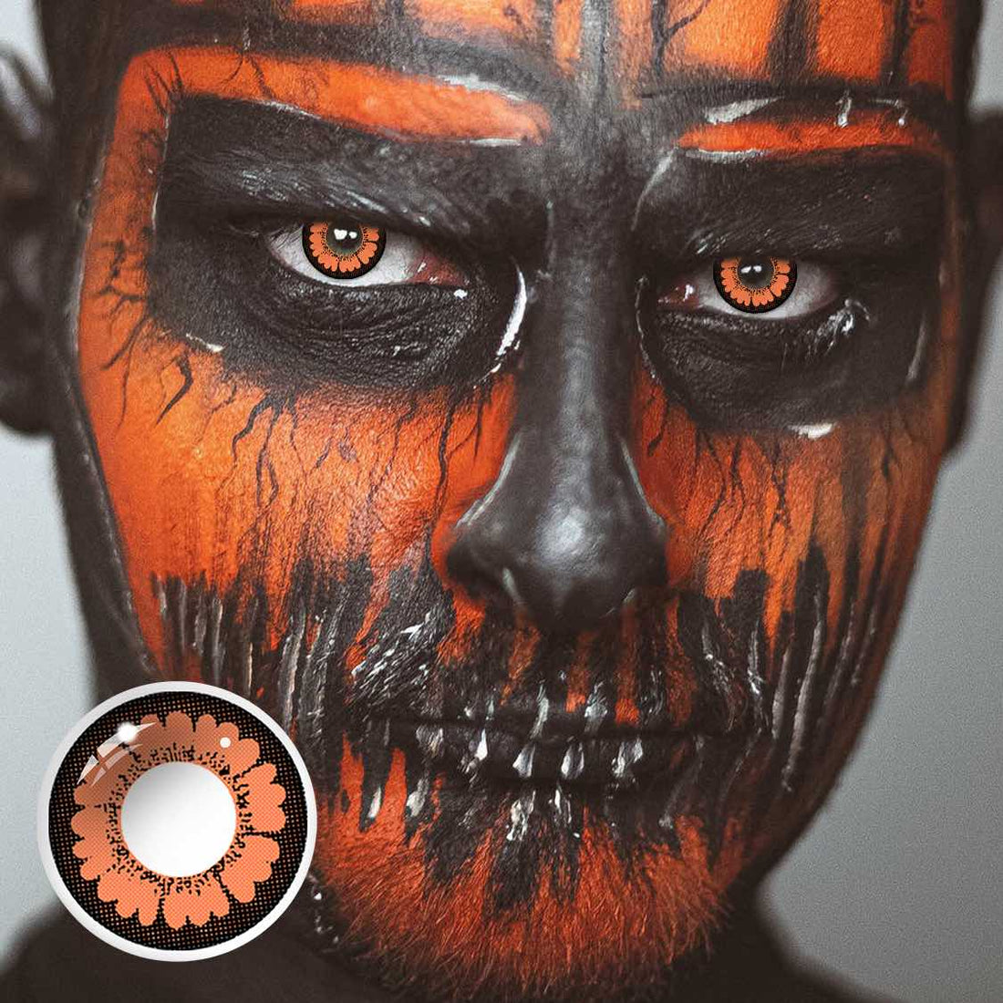 Pretty Hazel Colored Contact Lenses for Men