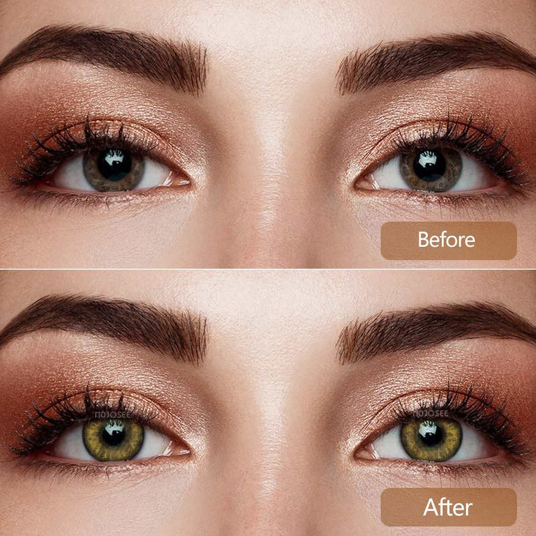 Gem Brown Colored Contact Lenses